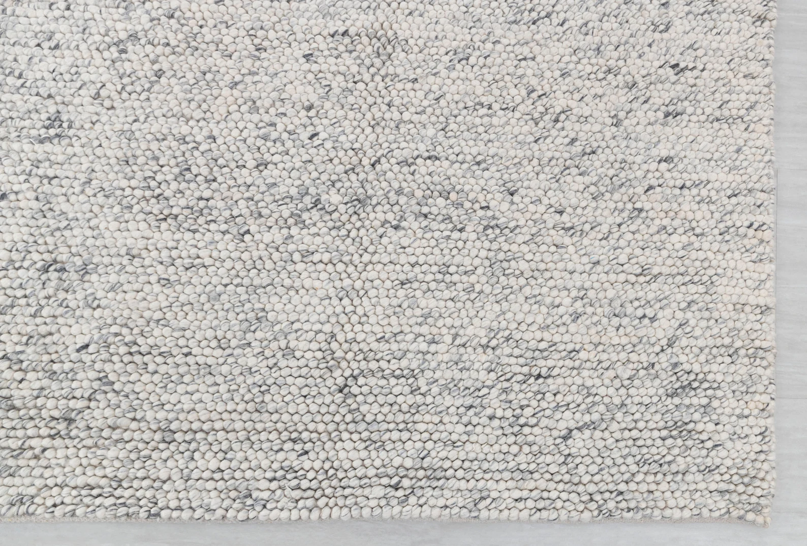 Ivory Pebble Handwoven Wool Rug - Image 2