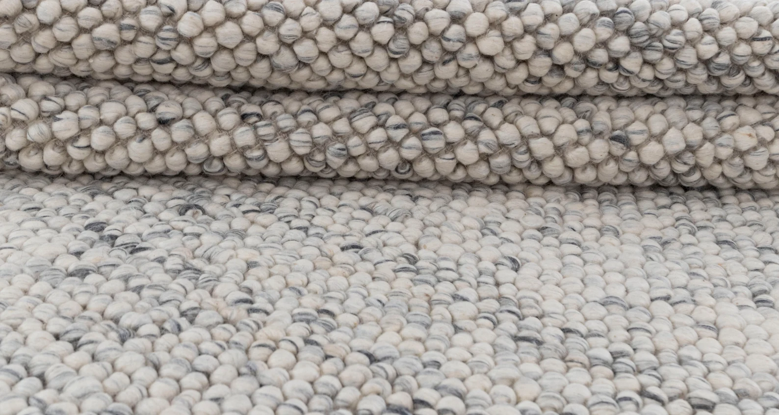 Ivory Pebble Handwoven Wool Rug - Image 8