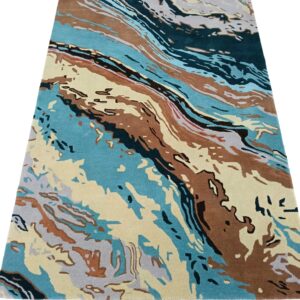 Coastal Marble Flow Tufted Rugs
